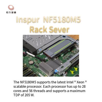 Inspur NF5180M5 een 1U-Naadloze Server van de Rekopslag verwerkt Dichtheid gegevens