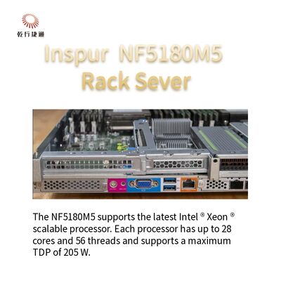 Inspur NF5180M5 een 1U-Naadloze Server van de Rekopslag verwerkt Dichtheid gegevens