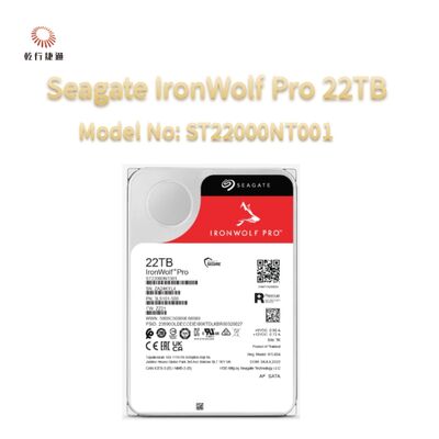 Seagate IronWolf Pro 22TB Model No: ST22000NT001
