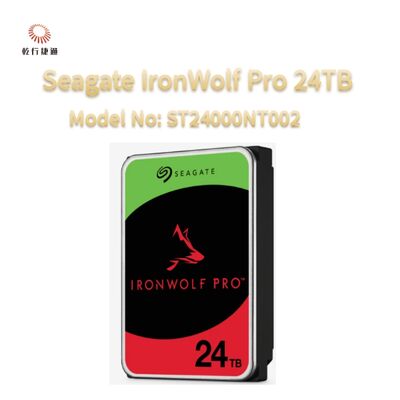 Seagate IronWolf Pro 24TB Model nr.: ST24000NT002