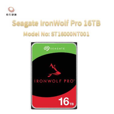 Seagate IronWolf Pro 16TB Modelnummer: ST16000NT001