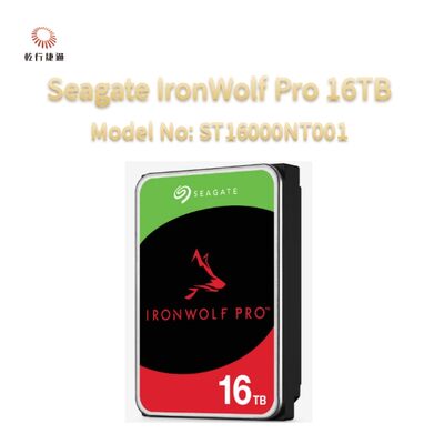 Seagate IronWolf Pro 16TB Modelnummer: ST16000NT001