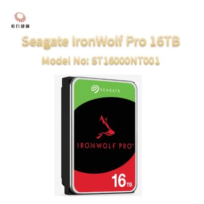 Seagate IronWolf Pro 16TB Modelnummer: ST16000NT001