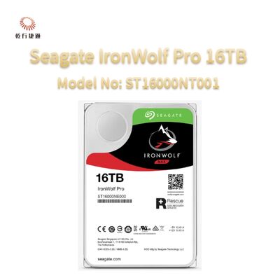 Seagate IronWolf Pro 16TB Modelnummer: ST16000NT001