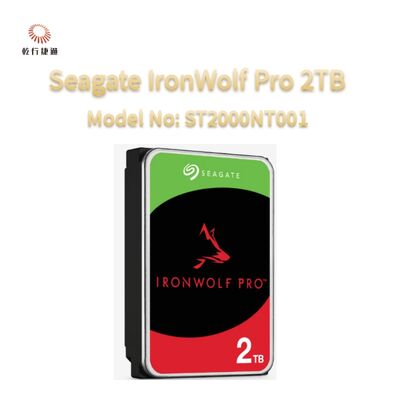 Seagate Ironwolf Pro 2TB Modelnummer: ST2000NT001