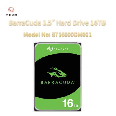 Seagate BarraCuda 3,5" harde schijf 16TB Model nr: ST16000DM001