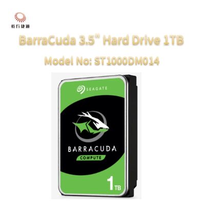 Seagate BarraCuda 3,5" harde schijf 1TB Model nr: ST1000DM014