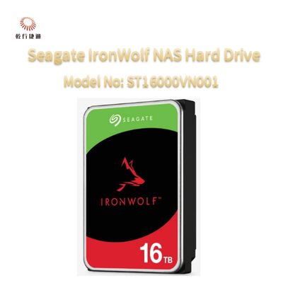 Seagate IronWolf® Network-Attached Storage (NAS) harde schijf model nr.: ST16000VN001