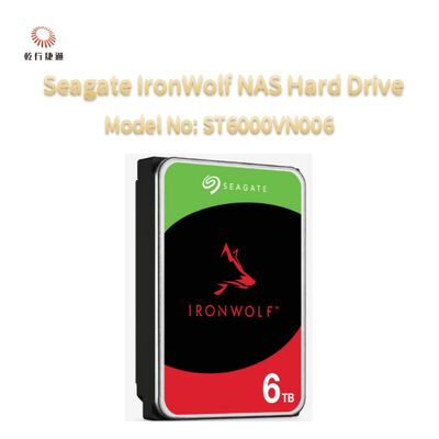 Seagate IronWolf® Network-Attached Storage (NAS) Harde Schijf Modelnr: ST6000VN006