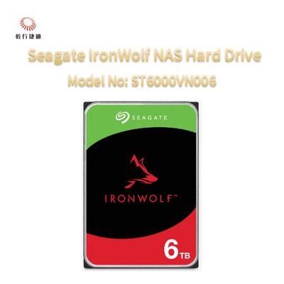 Seagate IronWolf® Network-Attached Storage (NAS) Harde Schijf Modelnr: ST6000VN006