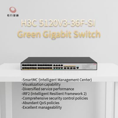 H3C S5120V3-SI Groene Intelligente Gigabit Ethernet Switch 5120V3-36F-SI