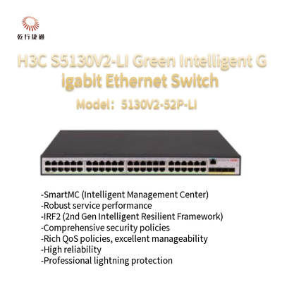 H3C S5130V2-LI S5130V2-52P-LI Groene Intelligente Gigabit Ethernet Switch