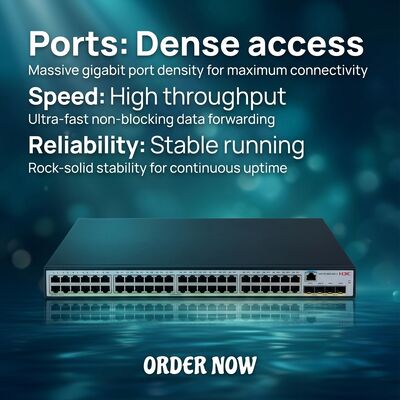 S5130V2-52S-LI H3C S5130V2-LI Green Intelligent Gigabit Ethernet Switch