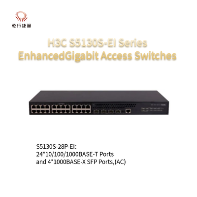 H3C S5130S-EI serie S5130S-28P-EI-H1 Verbeterde Gigabit-toegangsschakelaars