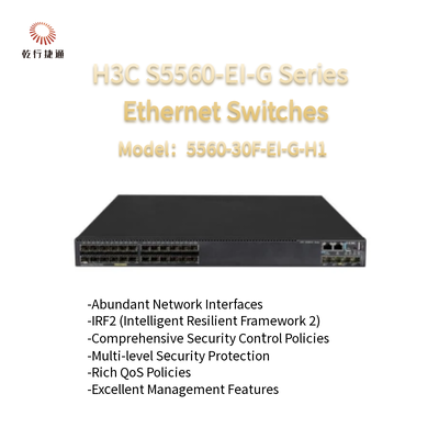H3C S5560-EI-G-serie 5560-30F-EI-G-H1 krachtige Ethernet-switches