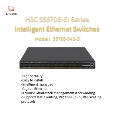 H3C S5570S-EI-serie Ethernet-switches 5570S-54S-EI ASIC-technologie
