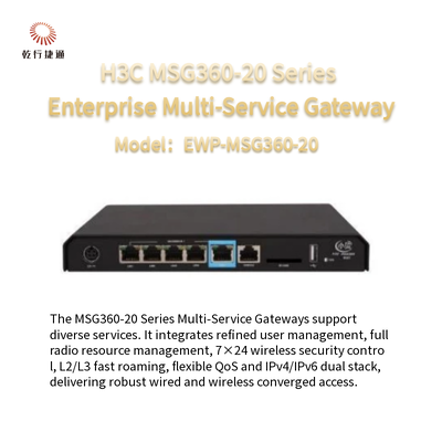 H3C MSG360-20 reeks EWP-MSG360-20 Enterprise Multi-Service Gateway