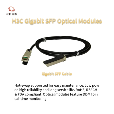 H3C Gigabit SFP-optische modules: laag stroomverbruik en warmwisselbaar SFP-GE-LX-SM1310-S