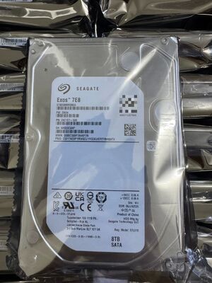 Seagate Exos Enterprise Hard Drives EXOS 8TB Model No: ST8000NM000A