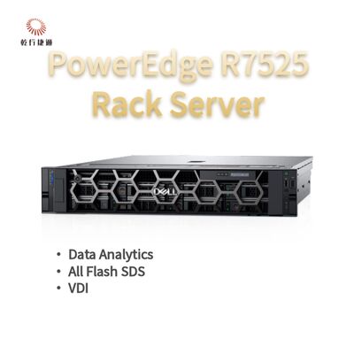 PowerEdge R7525 2U Rack Server, Opslagserver Verkoop, 2u server rack exporteur