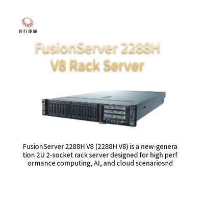 Rackmount Server voor Data Center FusionServer 2288H V8 2U 2 Socket Server