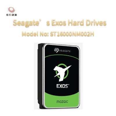 Seagate Exos Enterprise harde schijven EXOS 16TB Model nr.: ST16000NM002H