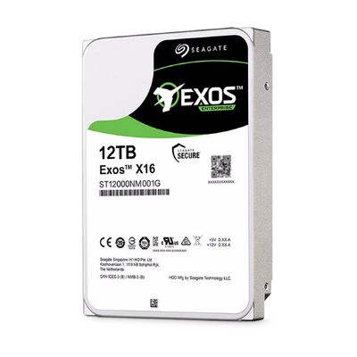 Seagate Exos Enterprise harde schijven EXOS 12TB Modelnummer: ST12000NM001G